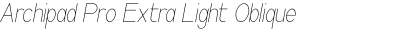 Archipad Pro Extra Light Oblique